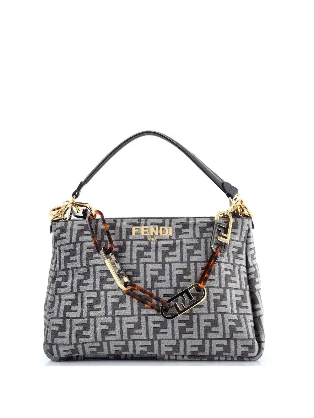 Fendi O'Lock Zip Shoulder Bag Zucca #245686F24B
